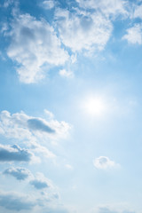 Fototapeta premium clear blue sky background,clouds with background.