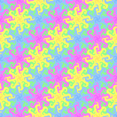 Colorful summer background with flowers. Seamless pattern.