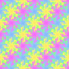 Colorful summer background with flowers. Seamless pattern.