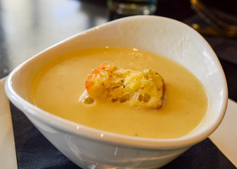sopa de calabaza, Gourmet soup