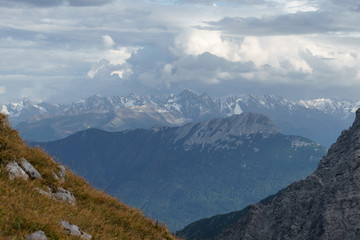 Wandern gegenüber vom Falschkogel auf dem Maldongrad