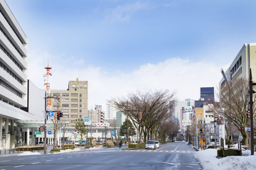 富山市の街並み