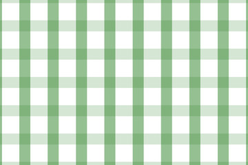 Plaid, check pattern green and white. Simple background