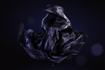 Naklejka premium Dark purple satin