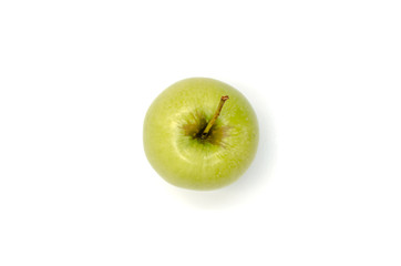 Green Apple on a white background