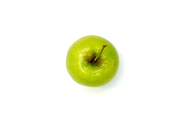 Green Apple on a white background