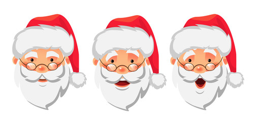 Santa Claus icon set