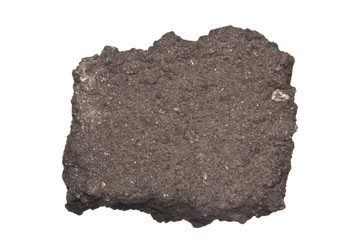 asphalt isolated on white background