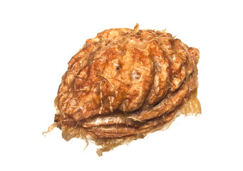 peach isolated on white background