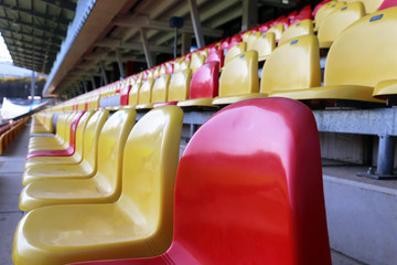 Tribüne Sportstadion © U. J. Alexander