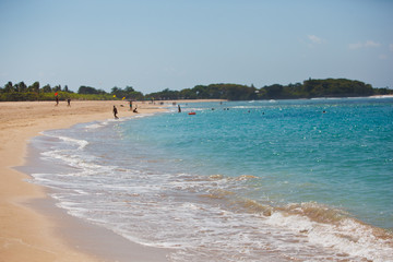 ocean beach shore waves