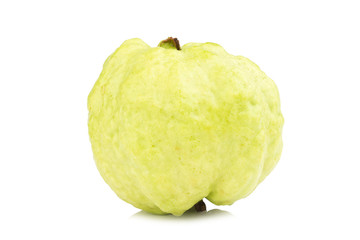 Guava fruit asian isolated on white background