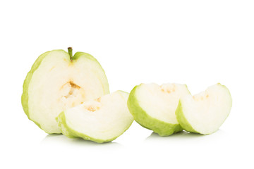 Guava fruit asian isolated on white background