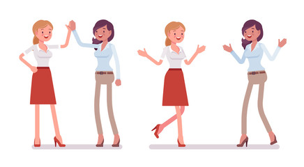 Women friendly greeting © andrew_rybalko