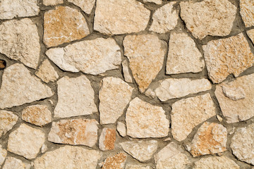 Stone wall background, masonry texture, stone background