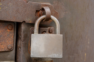 古い南京錠