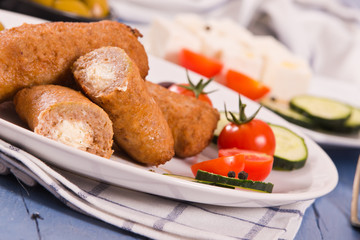Bifteki greek meatballs.