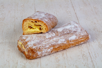 Delicious puff pastry
