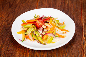 Vietnam salad with peanut