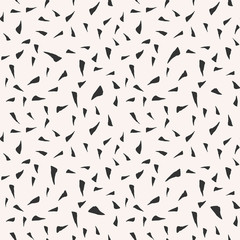 Simple hand-drawn ink doodles, seamless pattern, abstract geometric background. Random brush strokes. Simple and useful ink texture design.