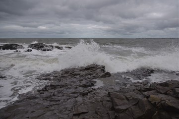 Ogmore by sea beach