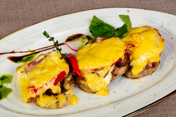 Chicken with cheese