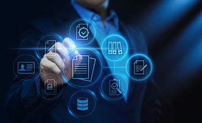 Document Management Data System Business Internet Technology Concept