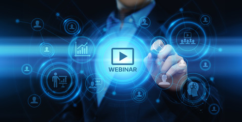 Webinar E-learning Training Business Internet Technology Concept
