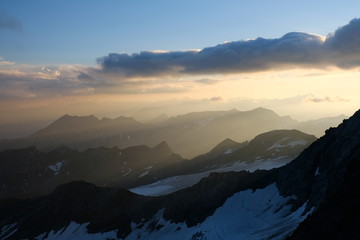 Sonnenuntergang am Großglockner 