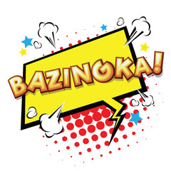 Bazinga! Comic Speech Bubble