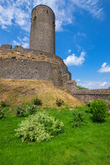 Die Ruine der Burg in Münzenberg in der Wetterau