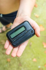 pager. old vintage beeper