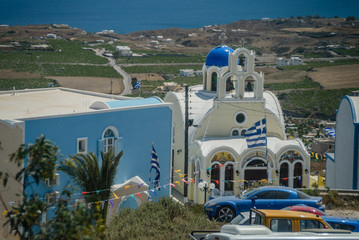 Fototapeta na wymiar Griechenland kreta Santorin