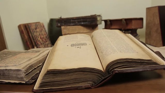 The Ostrog Bible Ancient Slavic Old Book