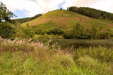 Pond and Hill