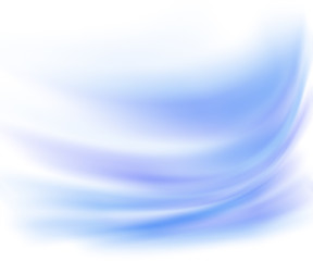 Abstract blue background with blurred paint