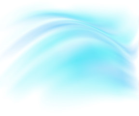 Abstract blue background with blurred paint