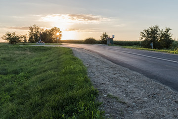 Fototapeta premium countryside in Belarus. Summer landscape