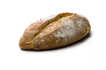 Hogaza de pan de pueblo.