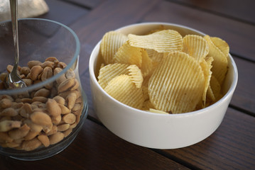 Chips and nuts