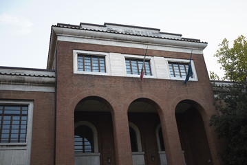 Forli, Italy - August 09, 2018 : University department