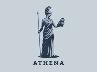 The goddess Athena. 