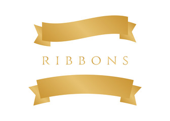 Set of ribbons for anniversary. Banner ribbon vector