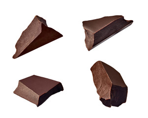 chocolate piece sweet food dessert falling