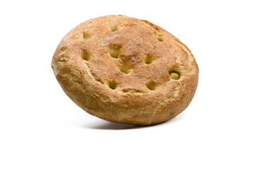 Pan de aceite con olivas