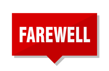 farewell red tag