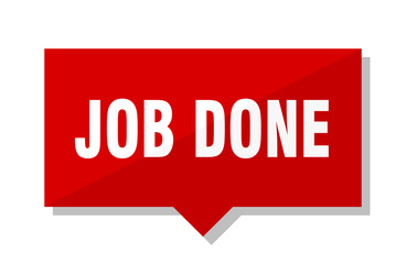 job done red tag