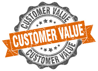 customer value stamp. sign. seal