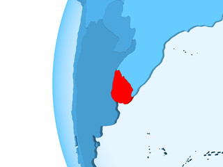 Map of Uruguay