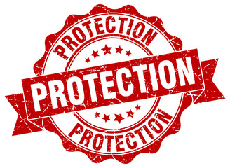 Obraz premium protection stamp. sign. seal